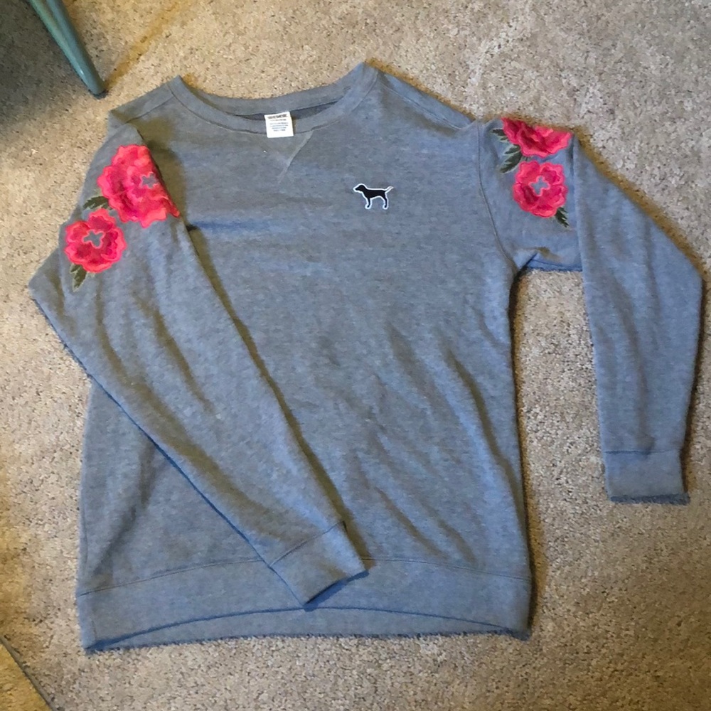 PINK Victoria’s Secret sweatshirt.